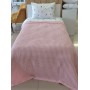 ETEHOMETEX HAVUZLU PİKE TAKIMI %100 PAMUK TEK KİŞİLİK PEMBE 8696474232108